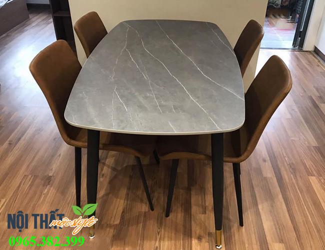 Hình ảnh lắp đặt thực tế của bộ bn ghế ăn mặt đá nhập khẩu CF91 Hình ảnh lắp đặt thực tế của bộ bn ghế ăn mặt đá nhập khẩu CF91