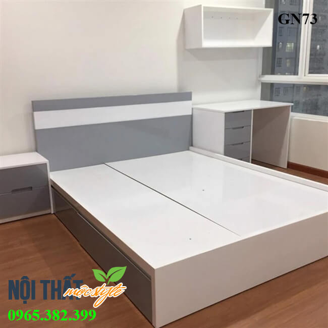 giường ngủ GN73 thông minh 2 ngăn kéo giường ngủ GN73 thông minh 2 ngăn kéo