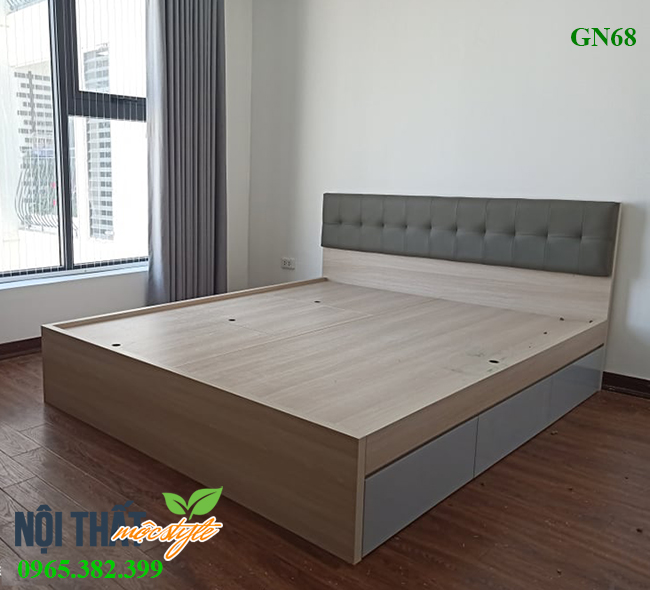 giường ngủ gn68 đẹp giường ngủ gn68 đẹp
