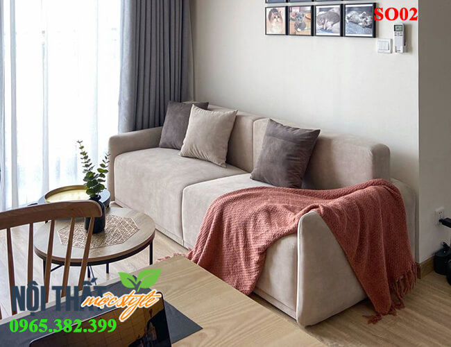 Mẫu sofa nỉ đẹp SO02