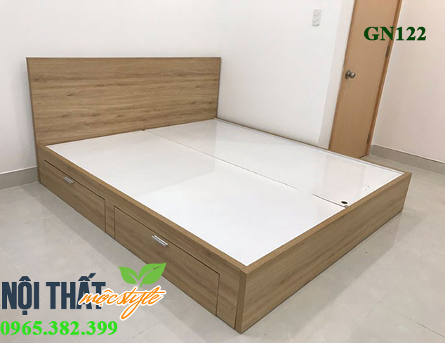 giường ngủ gỗ công nghiệp GN122 giường ngủ gỗ công nghiệp GN122