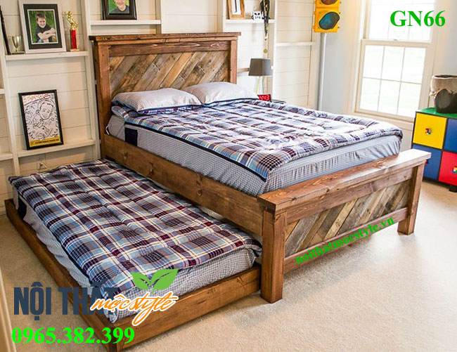 Giường ngủ GN66 hiện đại Giường ngủ GN66 hiện đại