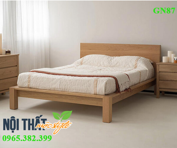 Giường ngủ kiểu Nhật GN87 Giường ngủ kiểu Nhật GN87