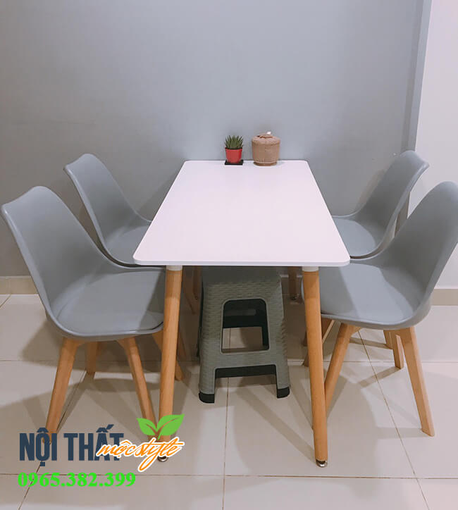 bộ bàn ghế nhựa đúc mặt nệm êm ái tông màu ghi bộ bàn ghế nhựa đúc mặt nệm êm ái tông màu ghi