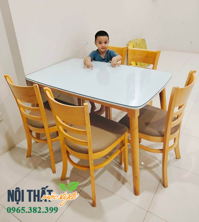 Bộ bàn ăn cabin bộ 5 ghế Bộ bàn ăn cabin bộ 5 ghế
