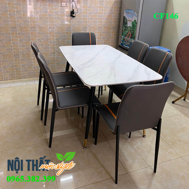 Bộ 6 ghế nhập khẩu kết hợp ghế Bộ 6 ghế nhập khẩu kết hợp ghế