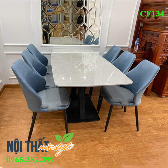 Bộ bàn ăn 6 ghế hiện đại Bộ bàn ăn 6 ghế hiện đại