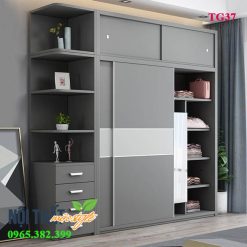 Mẫu tủ quần áo hiện đại TG37