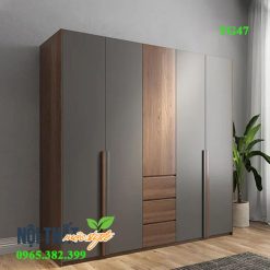 Tủ quần áo TG47 kiểu dáng sang trọng và thiết kế ấn tượng