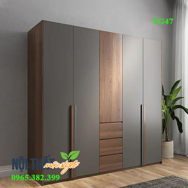 Tủ TG47 với kiểu dáng sang trọng Tủ quần áo TG47 kiểu dáng sang trọng và thiết kế ấn tượng