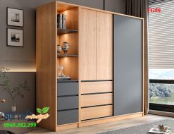 Tủ quần áo TG50 - Phong cách hiện đại, thông minh và đầy đủ công năng.